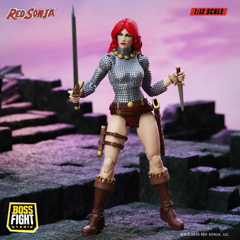 **PRE-ORDER** BOSS FIGHT STUDIO 1/12 Scale (Epic H.A.C.K.S.) Red Sonja: Immortal Red Sonja Action Figure