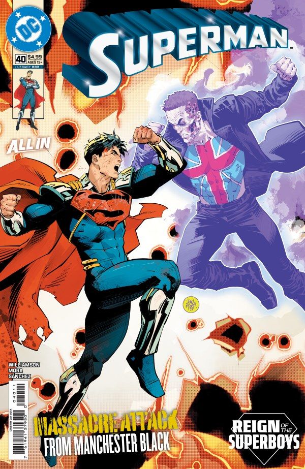 SUPERMAN #40 CVR A DAN MORA DC COMICS (22nd July 2026) SUPERMAN #40 CVR A DAN MORA DC COMICS (22nd July 2026)