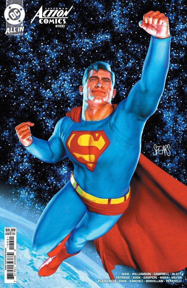 ACTION COMICS #1100 CVR B MARK SPEARS CSV DC COMICS (22nd July 2026) ACTION COMICS #1100 CVR B MARK SPEARS CSV DC COMICS (22nd July 2026)