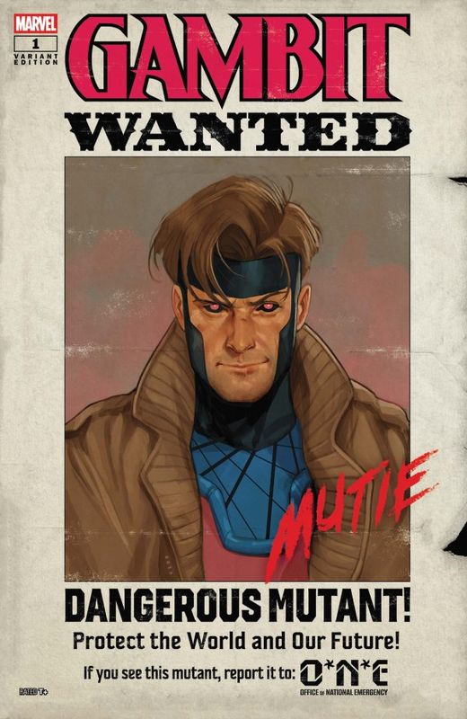 GAMBIT WANTED #1 CVR F PHIL NOTO WANTED VAR B MARVEL COMICS (22nd July 2026)