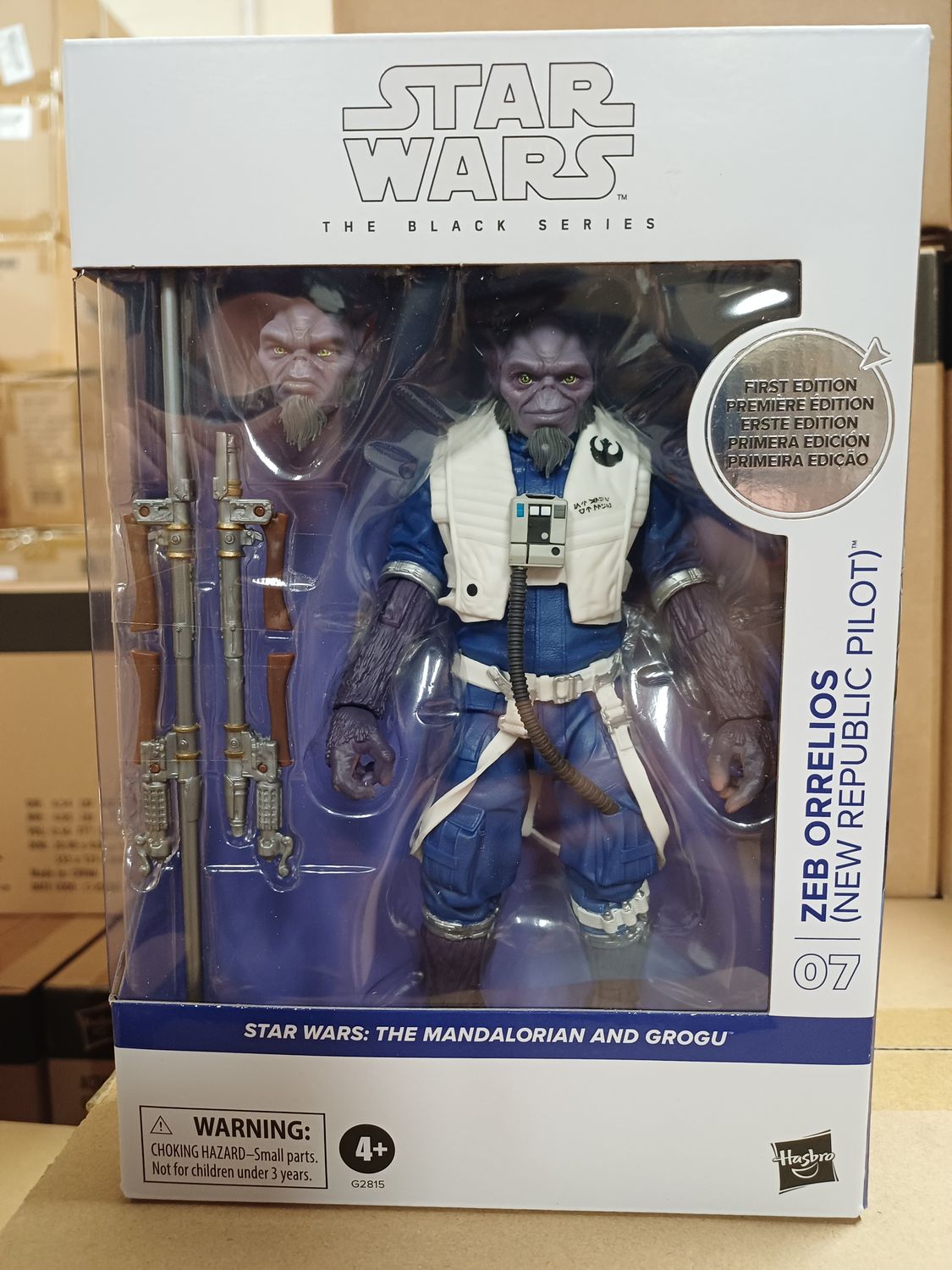 Star Wars The Black Series 6 Inch - Star Wars: The Mandalorian & Grogu Deluxe Garazeb “Zeb” Orrelios Action Figure First Edition