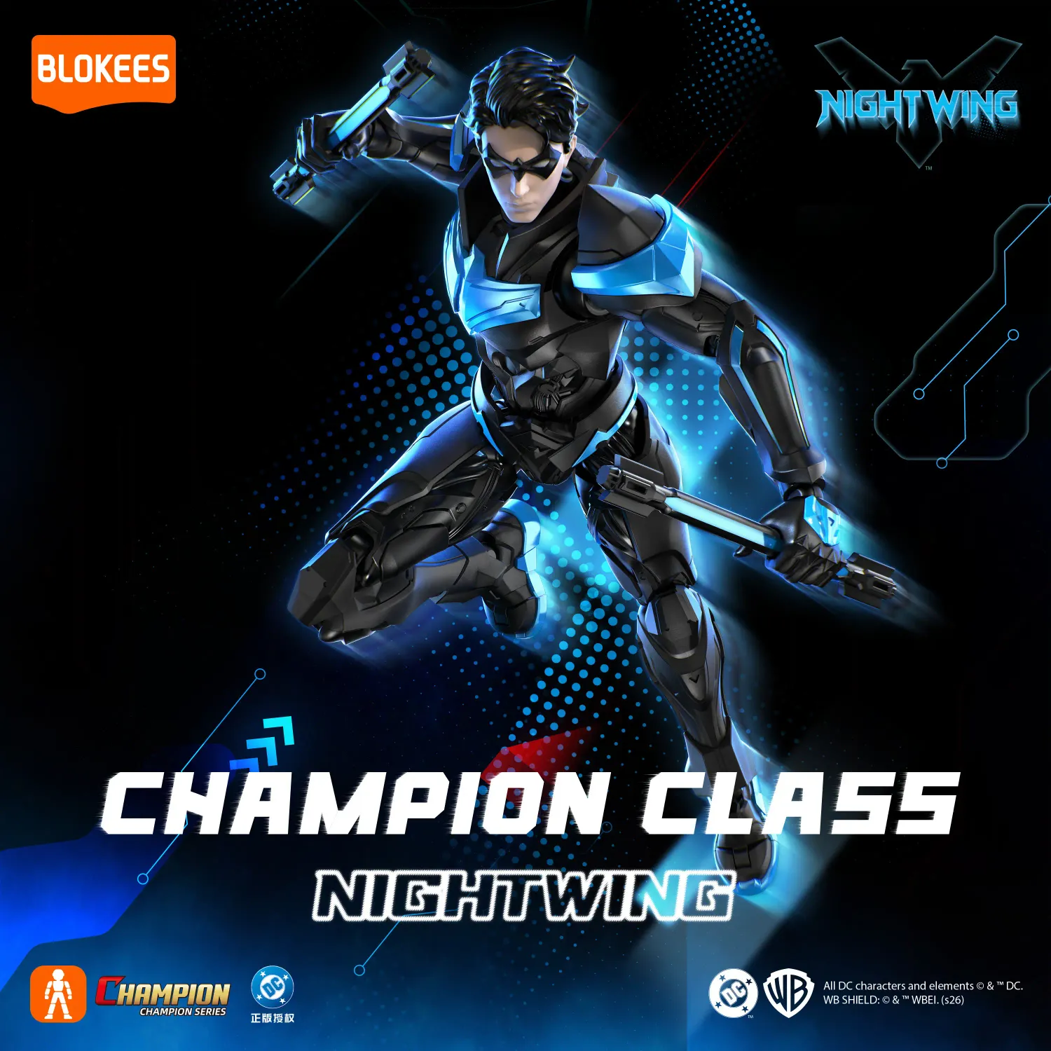 Blokees DC Champion Class CC03 Nightwing Model Kit