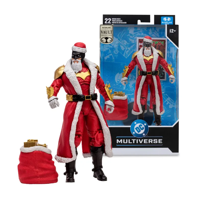 ***PRE ORDER*** MCFARLANE TOYS VAULT COLLECTION wave 3 - 7 ***PRE ORDER*** MCFARLANE TOYS VAULT COLLECTION wave 3 - 7" Batman (Red Santa Suit) Action Figure