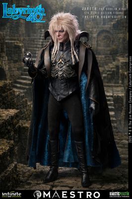 ***PRE ORDER*** Infinite S&C Labyrinth 40th Anniversary 1/6 - 13th Hour edition Jareth the Goblin King action figure