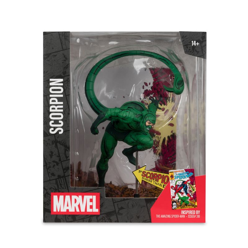 ** PRE-ORDER** McFarlane MARVEL 1:10th Scale (Amazing Spider-Man #318) Scorpion Collectible