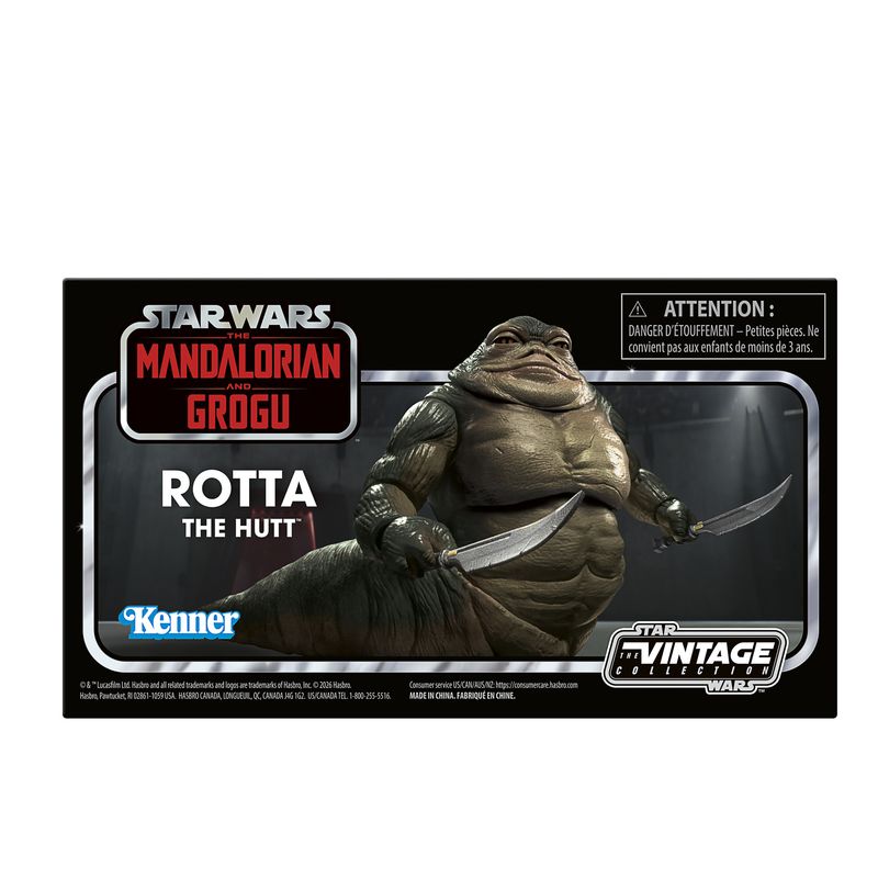 ***PRE ORDER*** Star Wars The Vintage Collection - Star Wars: The Mandalorian and Grogu Deluxe Rotta the Hutt Action Figure
