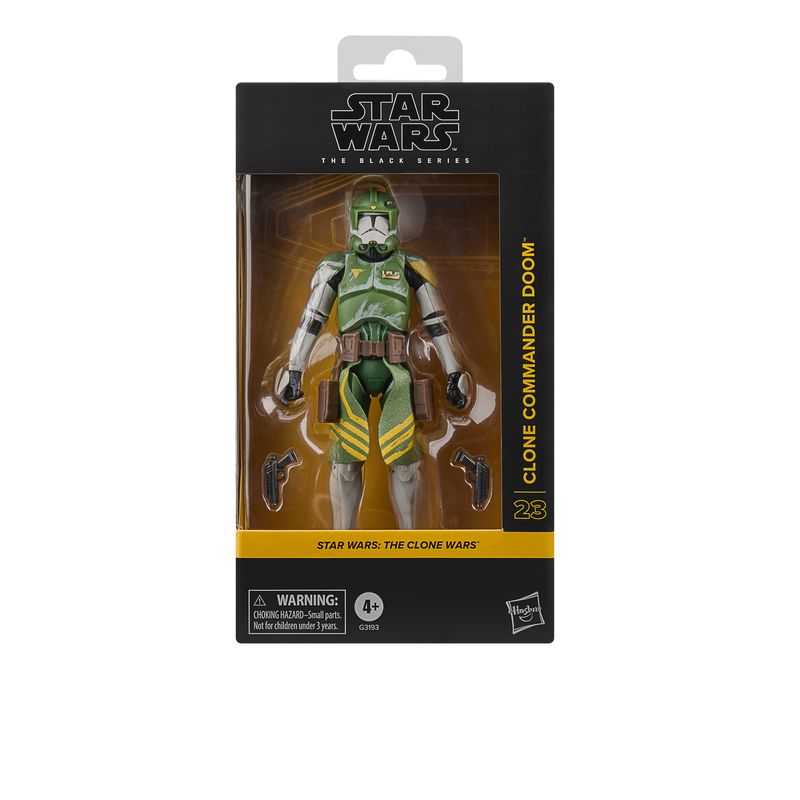 Star Wars The Black Series 6 Star Wars The Black Series 6" Clone Commander Doom Action Figure (Star Wars: The Clone Wars)
