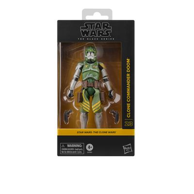 Star Wars The Black Series 6 Star Wars The Black Series 6" Clone Commander Doom Action Figure (Star Wars: The Clone Wars)