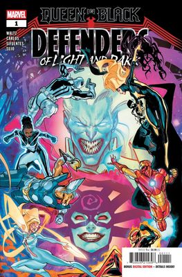QUEEN IN BLACK DEFENDERS LIGHT AND DARK #1 CVR A MARQUEZ MARVEL COMICS (29th July 2026)