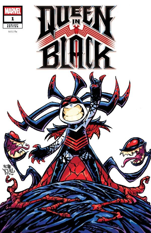 QUEEN IN BLACK #1 CVR E SKOTTIE YOUNG VAR MARVEL COMICS (29th July 2026) QUEEN IN BLACK #1 CVR E SKOTTIE YOUNG VAR MARVEL COMICS (29th July 2026)