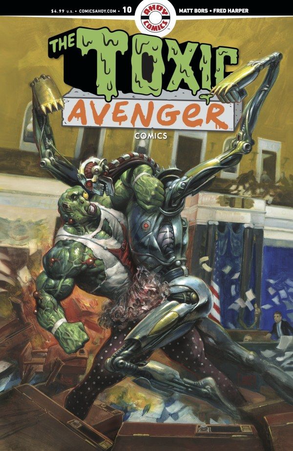 TOXIC AVENGER COMICS #10 CVR A FRED HARPER AHOY COMICS (29th July 2026)