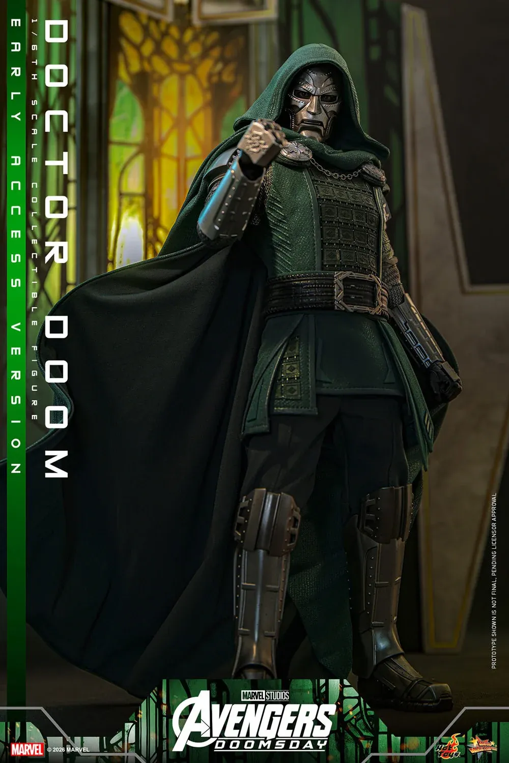 ***PRE ORDER*** Hot Toys 1/6th Scale Avengers: Doomsday Doctor Doom Collectible Figure