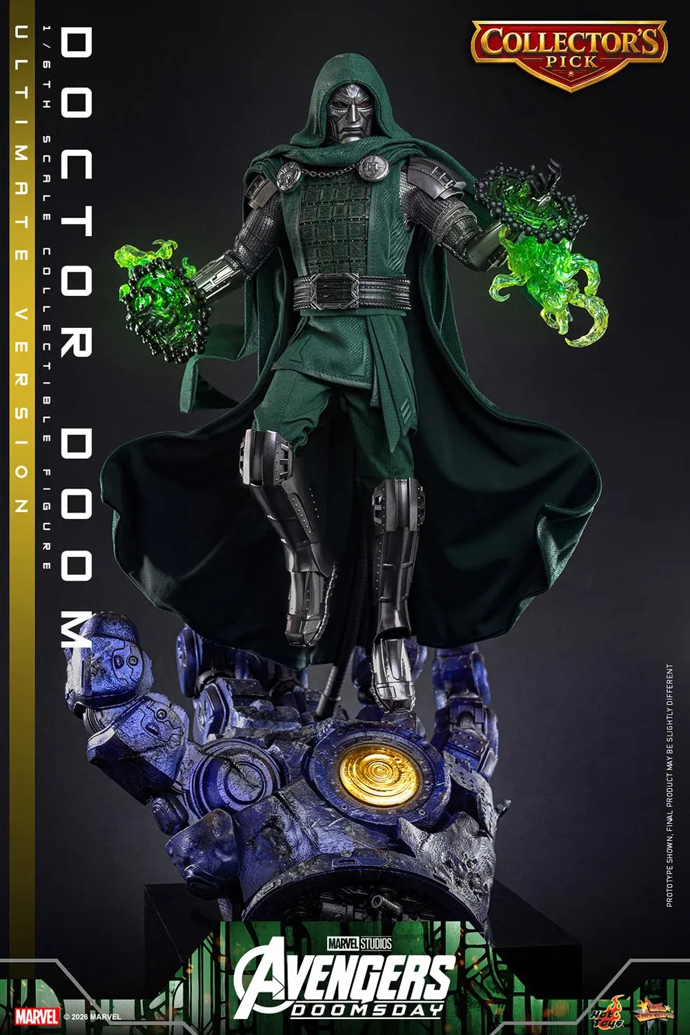 ***PRE ORDER*** Hot Toys 1/6th Scale Avengers: Doomsday Doctor Doom Ultimate Version Collectible Figure