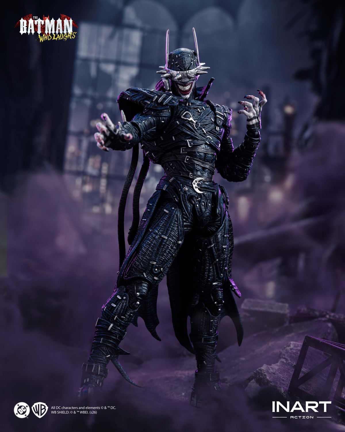 QUEEN STUDIOS INART Action Dark Nights: Metal - The Batman Who Laughs Action Figure QUEEN STUDIOS INART Action Dark Nights: Metal - The Batman Who Laughs Action Figure