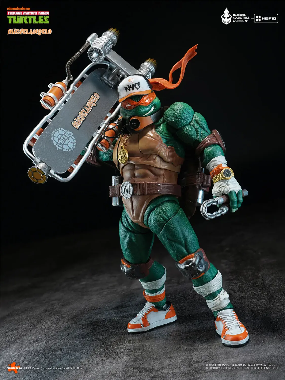 ***PRE ORDER*** HEATBOYS Teenage Mutant Ninja Turtles Michelangelo (Deluxe Ver. + Bonus ) Action Figure