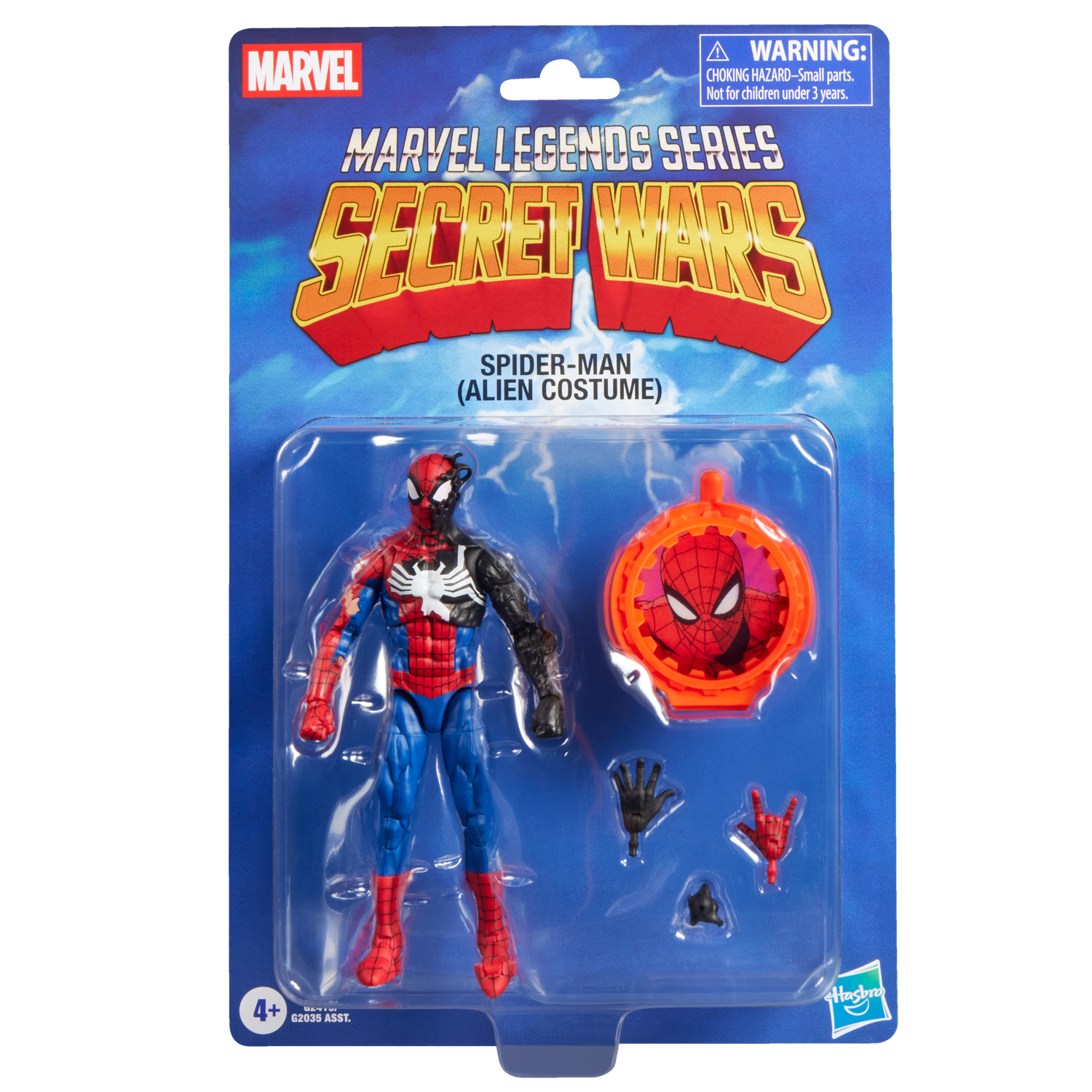 Marvel Legends Series Secret Wars Spider-Man (Alien Costume) Action Figure Marvel Legends Series Secret Wars Spider-Man (Alien Costume) Action Figure