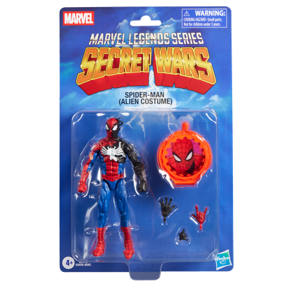 Marvel Legends Series Secret Wars Spider-Man (Alien Costume) Action Figure Marvel Legends Series Secret Wars Spider-Man (Alien Costume) Action Figure