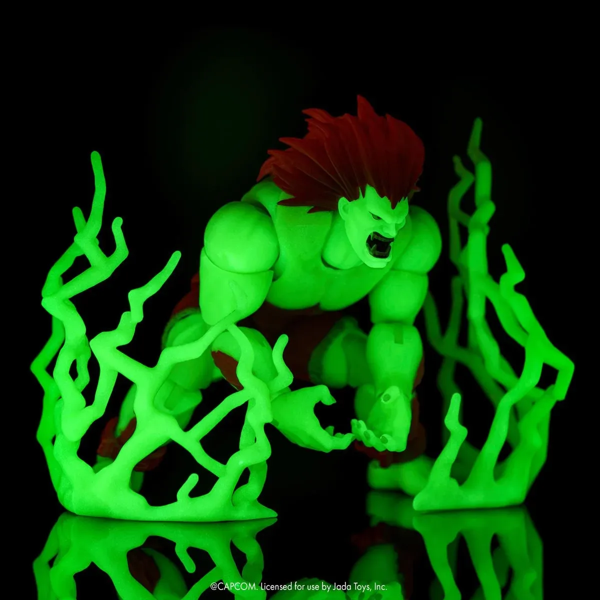 JADA TOYS Ultra Street Fighter II Blanka Glow-in-the-Dark 6-Inch Action Figure JADA TOYS Ultra Street Fighter II Blanka Glow-in-the-Dark 6-Inch Action Figure