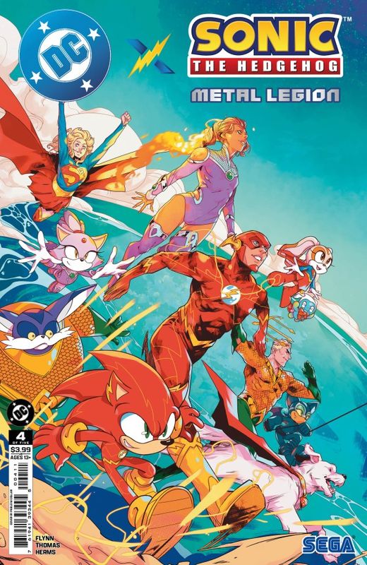 DC X SONIC THE HEDGEHOG METAL LEGION #4 CVR A COLLAR DC COMICS (5th August 2026) DC X SONIC THE HEDGEHOG METAL LEGION #4 CVR A COLLAR DC COMICS (5th August 2026)