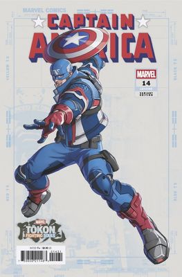 CAPTAIN AMERICA #14 CVR C MARVEL TOKON FIGHTING SOULS VAR MARVEL COMICS (5th August 2026) CAPTAIN AMERICA #14 CVR C MARVEL TOKON FIGHTING SOULS VAR MARVEL COMICS (5th August 2026)