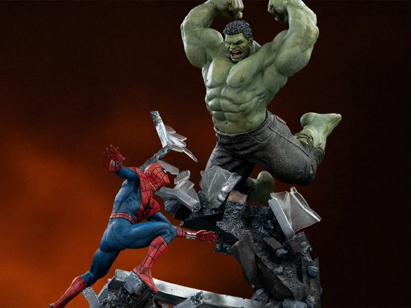 ***PRE-ORDER*** Iron Studios Spider-Man: Brand New Day- 1/10 Art Scale Statue - Spider-Man vs Hulk Statue ***PRE-ORDER*** Iron Studios Spider-Man: Brand New Day- 1/10 Art Scale Statue - Spider-Man vs Hulk Statue