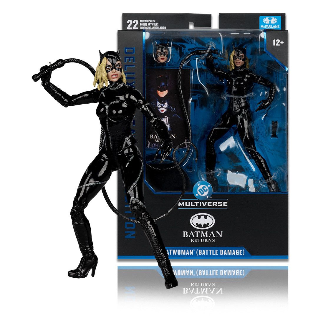 ***PRE-ORDER*** MCFARLANE TOYS DC MULTIVERSE 7 ***PRE-ORDER*** MCFARLANE TOYS DC MULTIVERSE 7" Deluxe Theatrical Edition Batman Returns Battle Damaged Catwoman Action Figure