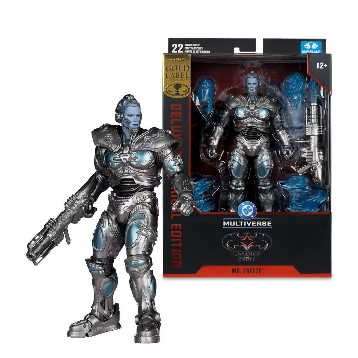 ***PRE-ORDER*** MCFARLANE TOYS DC MULTIVERSE 7" Deluxe Theatrical Edition Batman and Robin MR Freeze (Gold Label) Action Figure