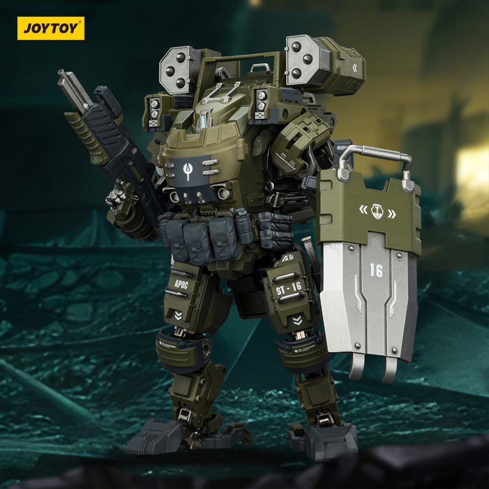 Joy Toy Dark Source Action Figure 1/25 APOC Series Storm Surge Heavy Fire Assault Mech ST-8616 14 cm Joy Toy Dark Source Action Figure 1/25 APOC Series Storm Surge Heavy Fire Assault Mech ST-8616 14 cm