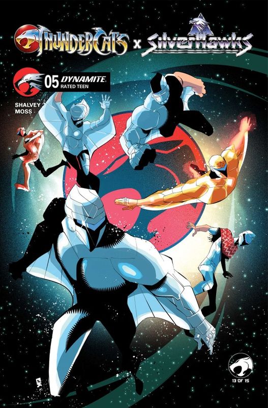 THUNDERCATS X SILVERHAWKS #5 CVR D GEORGE KAMBADAIS VAR DYNAMITE COMICS (12th August 2026) THUNDERCATS X SILVERHAWKS #5 CVR D GEORGE KAMBADAIS VAR DYNAMITE COMICS (12th August 2026)