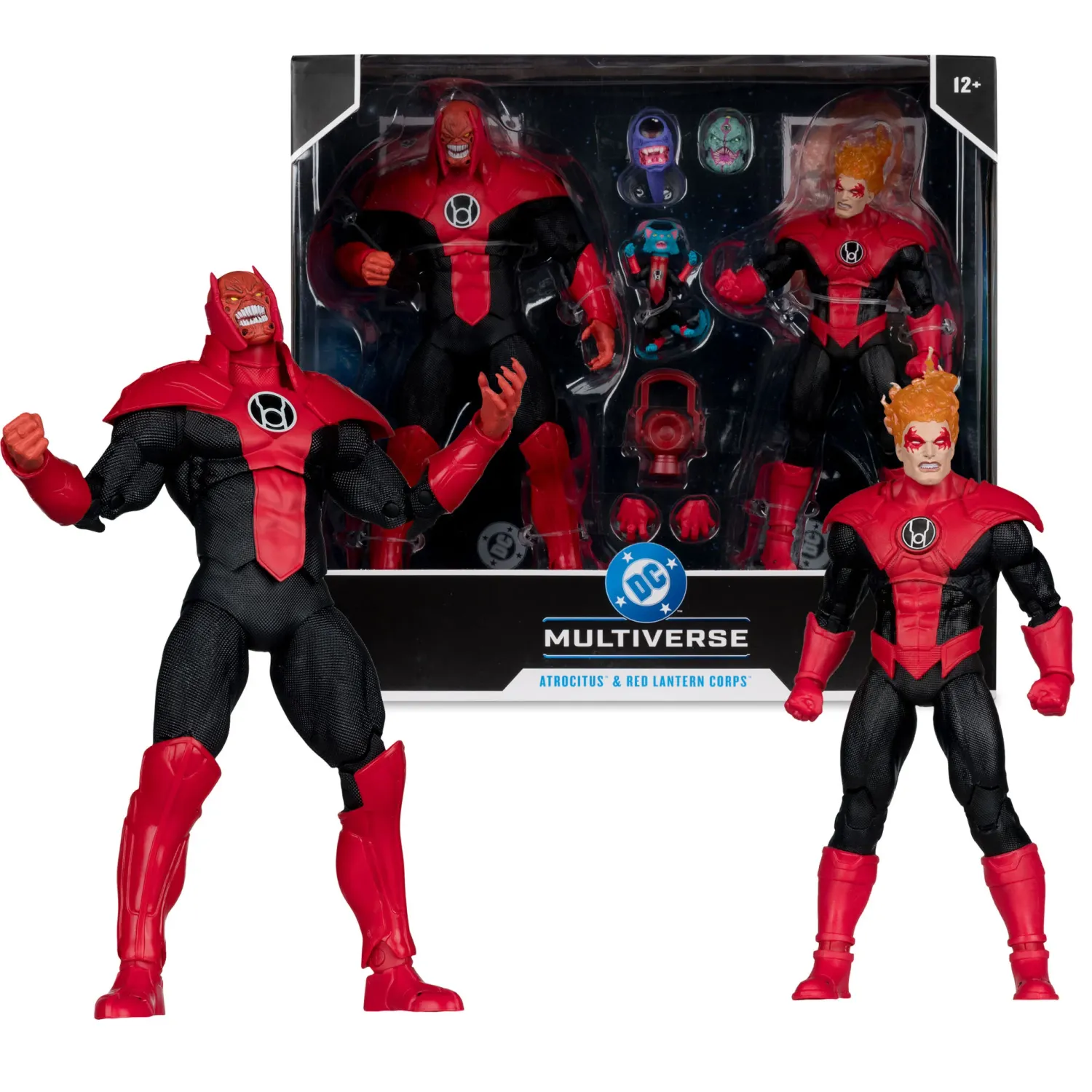 ***PRE-ORDER*** MCFARLANE TOYS 7 ***PRE-ORDER*** MCFARLANE TOYS 7" DC MULTIVERSE ATROCITUS AND RED LANTERN CORPS MEGAFIG 2PK