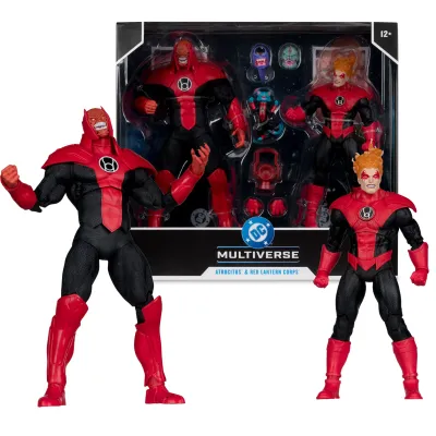 ***PRE-ORDER*** MCFARLANE TOYS 7 ***PRE-ORDER*** MCFARLANE TOYS 7" DC MULTIVERSE ATROCITUS AND RED LANTERN CORPS MEGAFIG 2PK