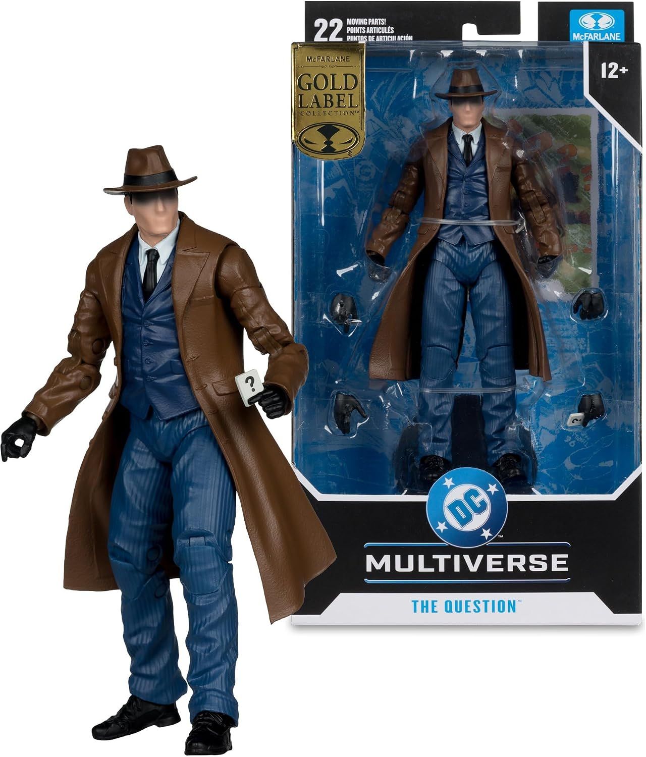 MCFARLANE TOYS DC 7IN - (Gold Label) The Question Figure