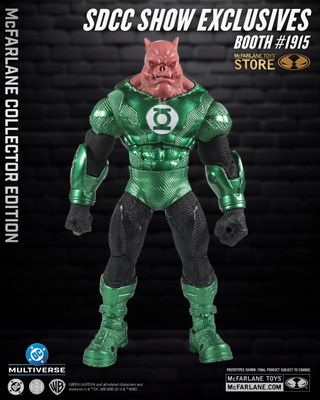 *** COMING SOON*** MCFARLANE TOYS DC MULTIVERSE Collector Edition GOLD LABEL SDCC Exclusive #64 KILOWOG (GREEN LANTERN) Action Figure
