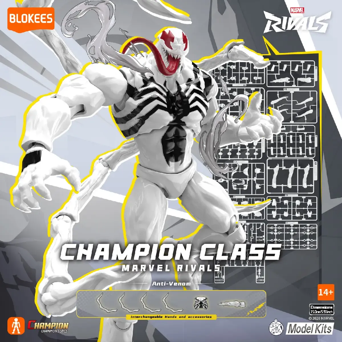***PRE-ORDER*** Blokees Marvel Rivals Champion Class Anti Venom Model Kit ***PRE-ORDER*** Blokees Marvel Rivals Champion Class Anti Venom Model Kit