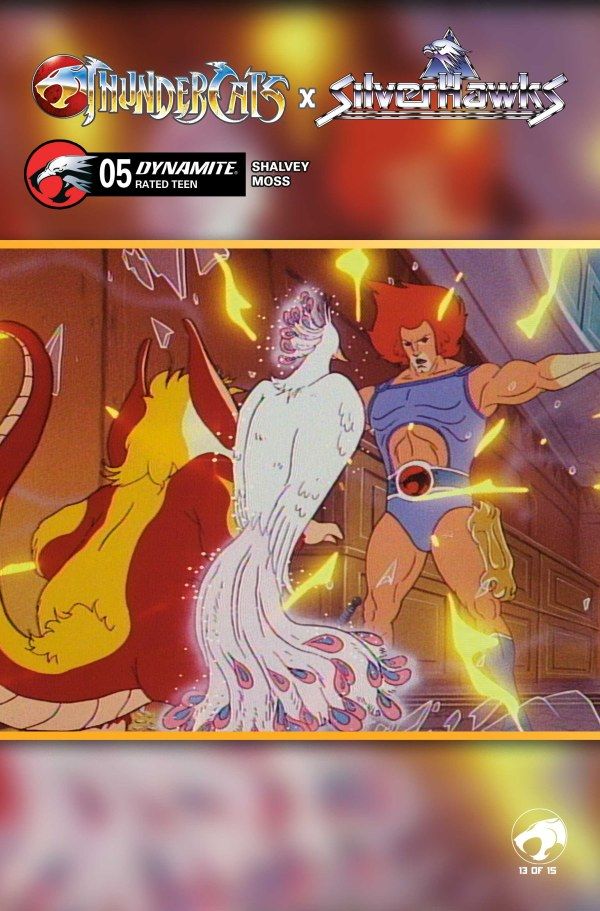 THUNDERCATS X SILVERHAWKS #5 CVR E ANIMATION ART VAR DYNAMITE COMICS (12th August 2026) THUNDERCATS X SILVERHAWKS #5 CVR E ANIMATION ART VAR DYNAMITE COMICS (12th August 2026)