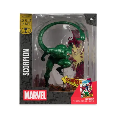 McFarlane MARVEL 1:10th Scale (Amazing Spider-Man #318) (GOLD LABEL) Scorpion (Metallic) Collectible McFarlane MARVEL 1:10th Scale (Amazing Spider-Man #318) (GOLD LABEL) Scorpion (Metallic) Collectible