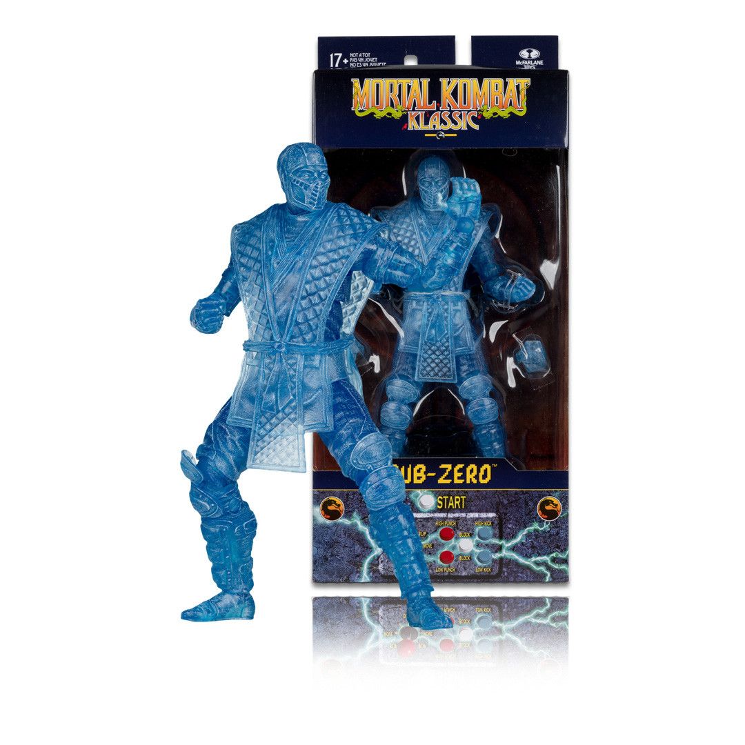 McFarlane Toys Mortal Kombat Klassic 7in Ice Clone Sub-Zero Action Figure