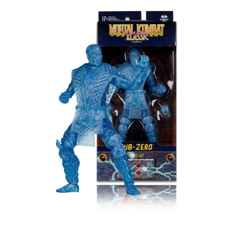 McFarlane Toys Mortal Kombat Klassic 7in Ice Clone Sub-Zero Action Figure McFarlane Toys Mortal Kombat Klassic 7in Ice Clone Sub-Zero Action Figure