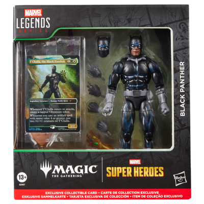 ***PRE ORDER*** Marvel Legends 6 ***PRE ORDER*** Marvel Legends 6" Marvel Super Heroes Magic: The Gathering Black Panther Action Figure and Card