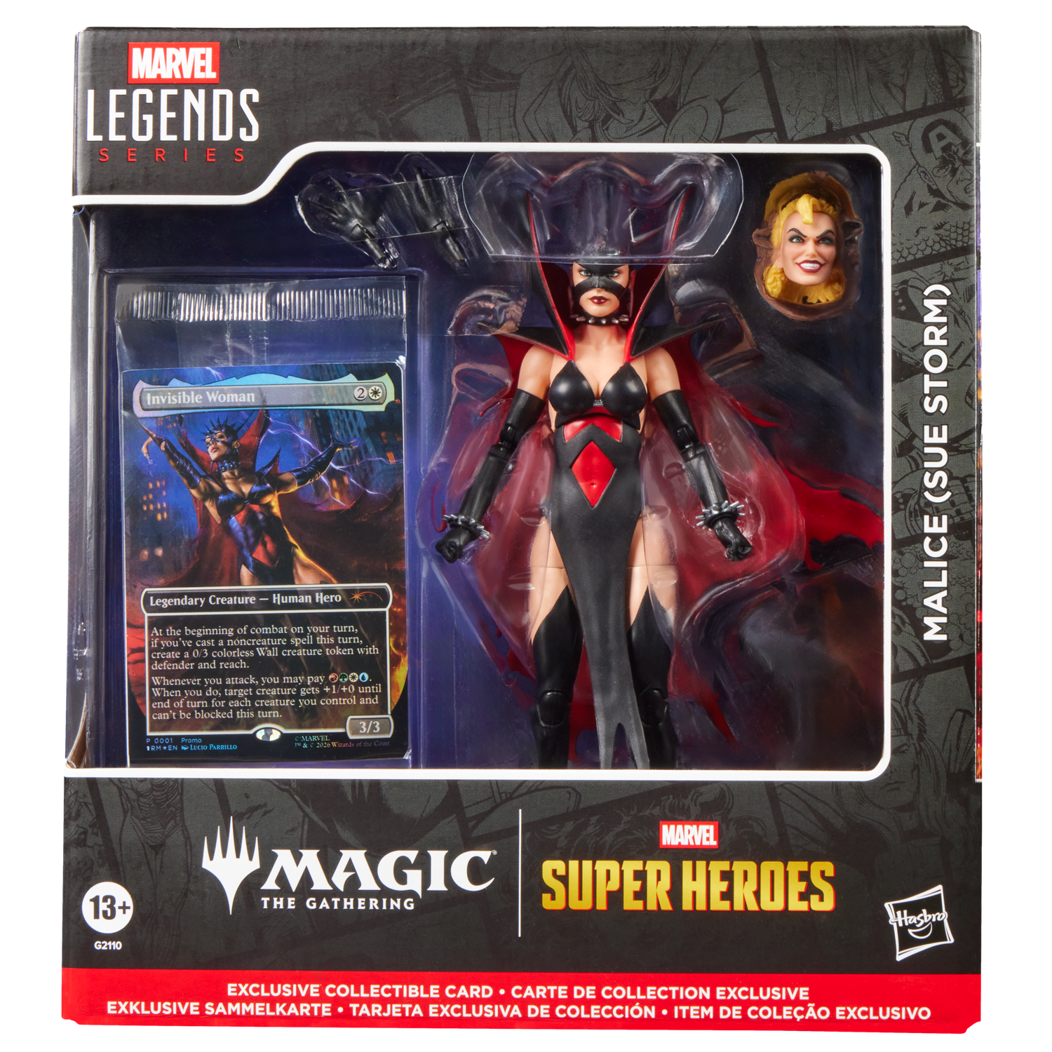 ***PRE ORDER*** Marvel Legends 6 ***PRE ORDER*** Marvel Legends 6" Marvel Super Heroes Magic: The Gathering -Malice (Sue Storm) Action Figure and Card
