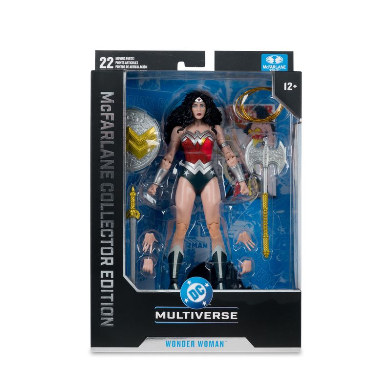 MCFARLANE TOYS DC MULTIVERSE Collector Edition #61 Wonder Woman (DC Classic) Platinum ONLY MCFARLANE TOYS DC MULTIVERSE Collector Edition #61 Wonder Woman (DC Classic) Platinum ONLY