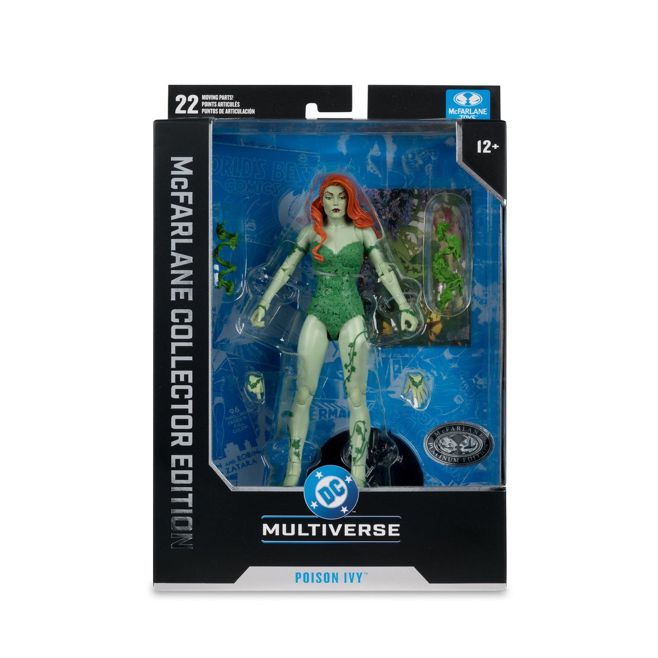 MCFARLANE TOYS DC MULTIVERSE Collector Edition #62 Poison Ivy (DC Classic) Platinum ONLY MCFARLANE TOYS DC MULTIVERSE Collector Edition #62 Poison Ivy (DC Classic) Platinum ONLY