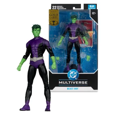 MCFARLANE TOYS DC 7IN - One Year Later (Gold Label) Beast Boy Figure MCFARLANE TOYS DC 7IN - One Year Later (Gold Label) Beast Boy Figure