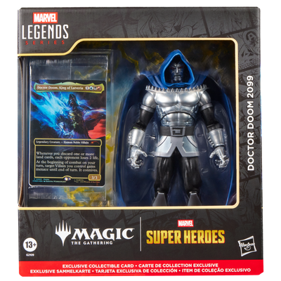 ***PRE ORDER*** Marvel Legends 6" Marvel Super Heroes Magic: The Gathering Doctor Doom 2099 Action Figure and Card