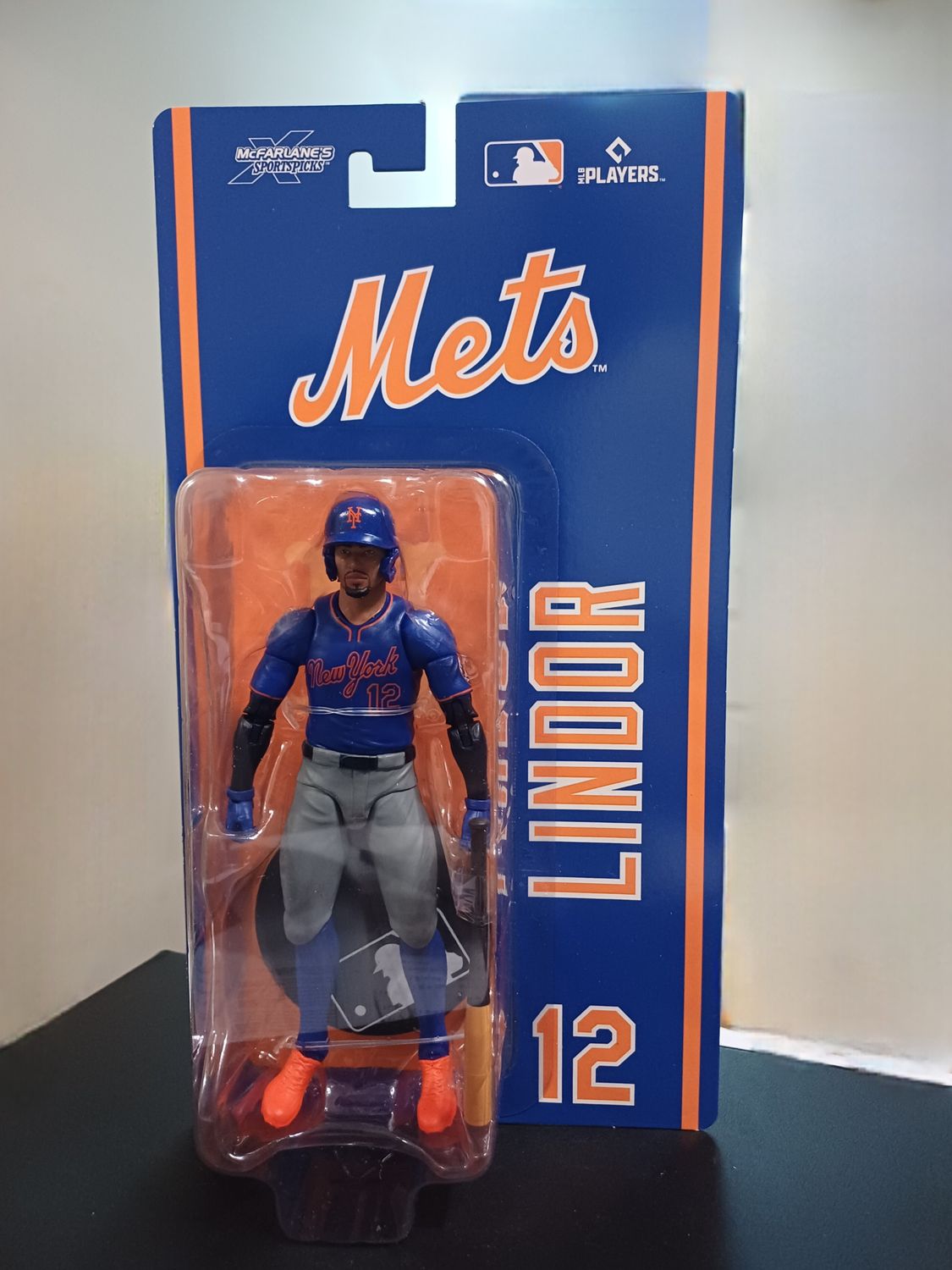 MCFARLANE TOYS MLB Francisco Lindor (Mets) FIGURE MCFARLANE TOYS MLB Francisco Lindor (Mets) FIGURE