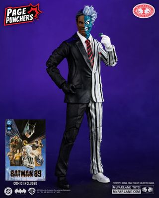 MCFARLANE TOYS DC MULTIVERSE 7IN FIGURE WITH COMIC - WV13 - TWO-FACE (BATMAN 89) MCFARLANE TOYS DC MULTIVERSE 7IN FIGURE WITH COMIC - WV13 - TWO-FACE (BATMAN 89)