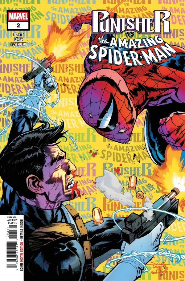 PUNISHER VS SPIDER-MAN #2 CVR A JONAS SCHARF MARVEL COMICS (19th August 2026) PUNISHER VS SPIDER-MAN #2 CVR A JONAS SCHARF MARVEL COMICS (19th August 2026)