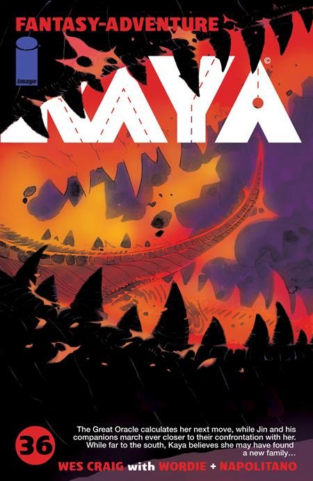 KAYA #36 CVR A WES CRAIG IMAGE COMICS (19th August 2026) KAYA #36 CVR A WES CRAIG IMAGE COMICS (19th August 2026)