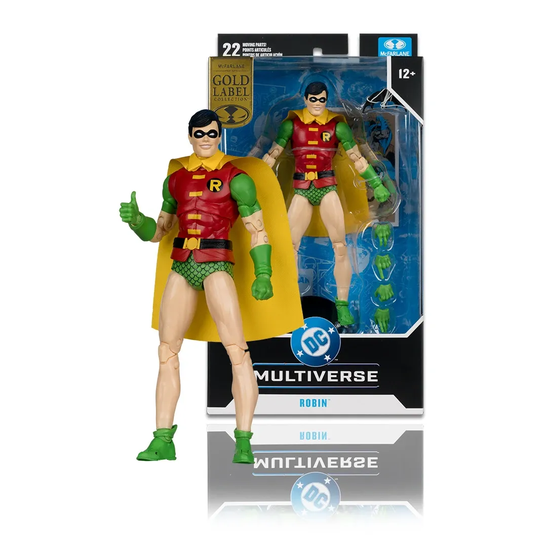 *** PRE ORDER*** MCFARLANE TOYS DC 7IN Silver Age Robin (Gold Label) FIGURE *** PRE ORDER*** MCFARLANE TOYS DC 7IN Silver Age Robin (Gold Label) FIGURE