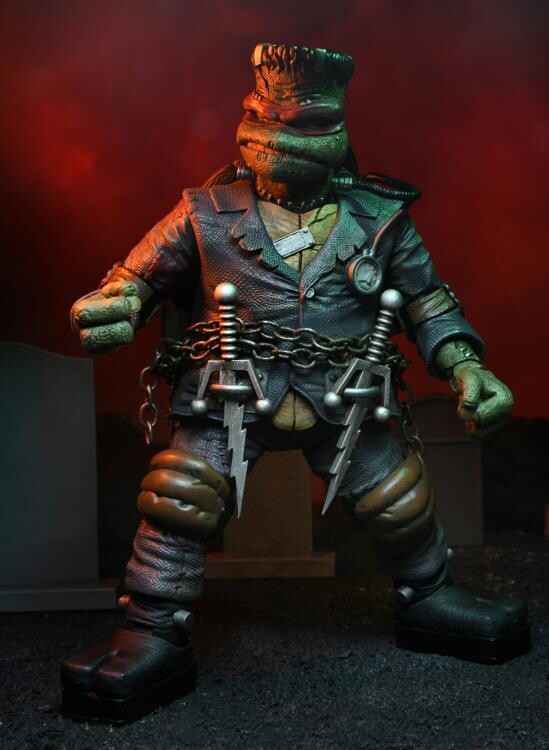 NECA Universal Monsters X Teenage Mutant Ninja Turtles Ultimate TMNT Raphael as Frankenstein's Monster 7 NECA Universal Monsters X Teenage Mutant Ninja Turtles Ultimate TMNT Raphael as Frankenstein's Monster 7" Scale Figure